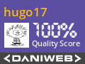 hugo17 has contributed to DaniWeb
