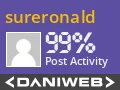 sureronald has contributed to DaniWeb