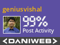geniusvishal Contributes to DaniWeb