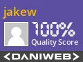 jakew Contributes to DaniWeb